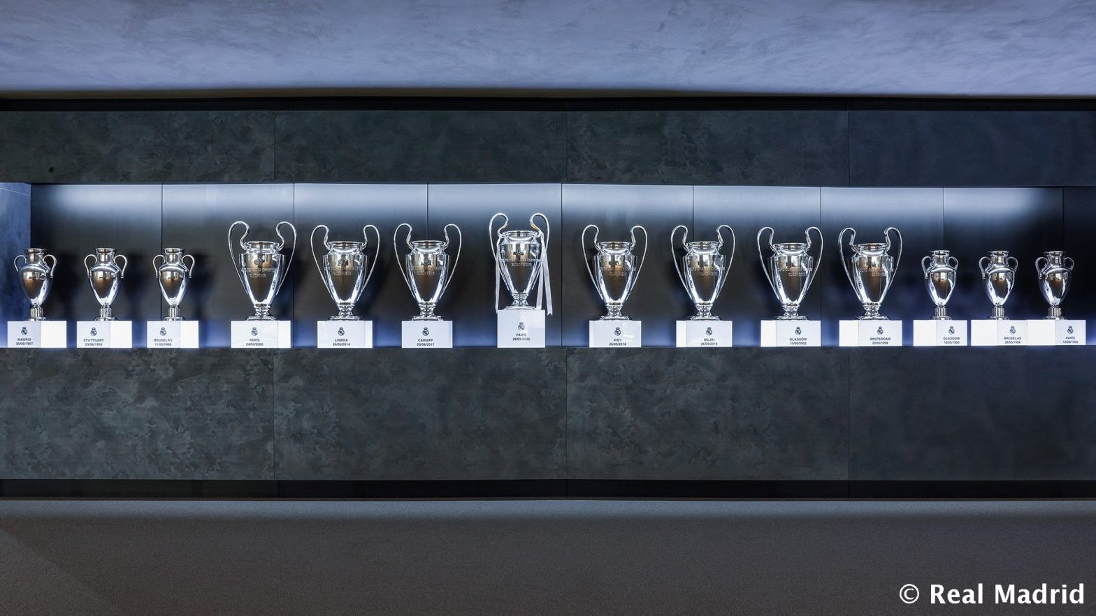 real madrid uefa trophies